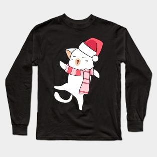 Christmas cat Long Sleeve T-Shirt